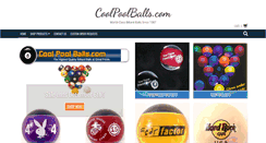 Desktop Screenshot of coolpoolballs.com